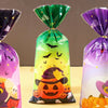Halloween Pumpkin Candy Bags for Trick-or-Treat Party Favors