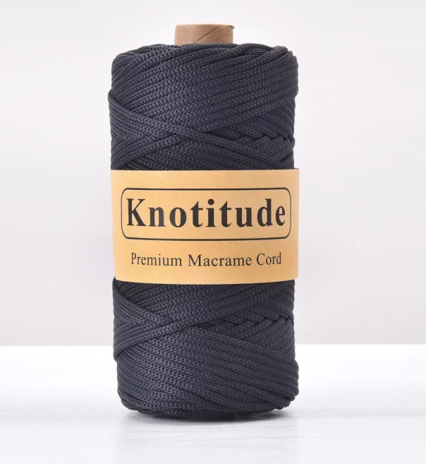 4mm Polyester Macrame Cord - 300g Spool for Knitting & DIY Crafts