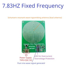 Module électronique vert générateur de signal à fréquence fixe de 7,83 Hz