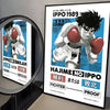 A canvas poster featuring the title IPPO 1989 with a fighter in boxing gear.