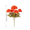 Artificial Geranium Flowers for Outdoor Autumn Decor