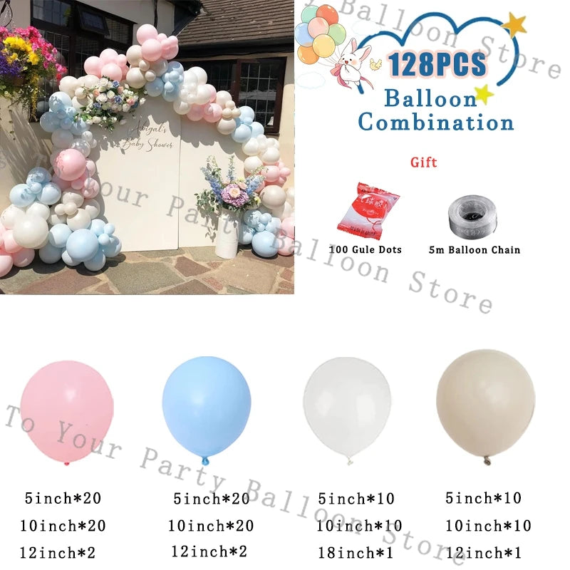 Pink balloon garland kit featuring an arch and fringe decorations with various sized balloons