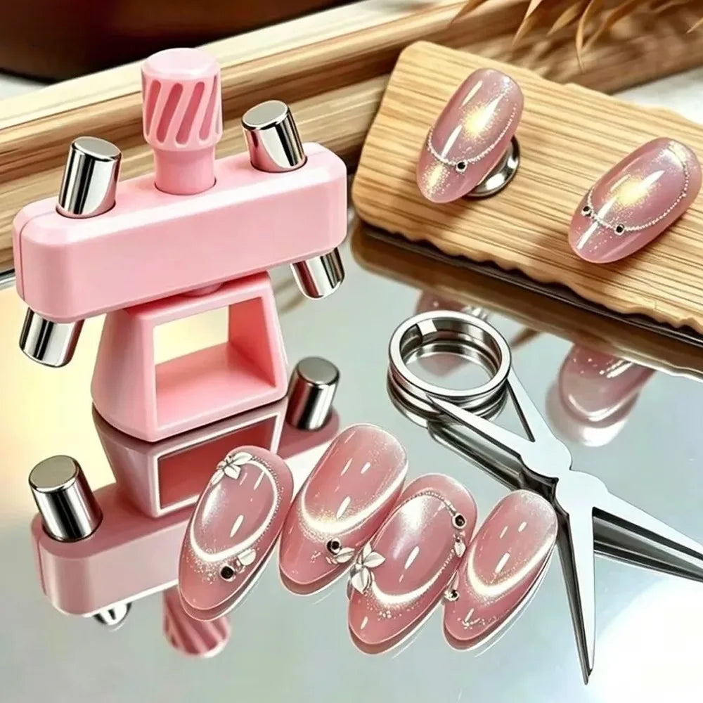 Rotating Gyro Cat Eye Nail Magnet Tool