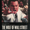 Movie poster for The Wolf of Wall Street featuring Leonardo DiCaprio and J. Paul Getty, directed by Martin Scorsese.