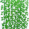 Green artificial ivy vine garland used for hanging decor