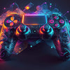 Neon Gamer Controller Diamond Painting Kit