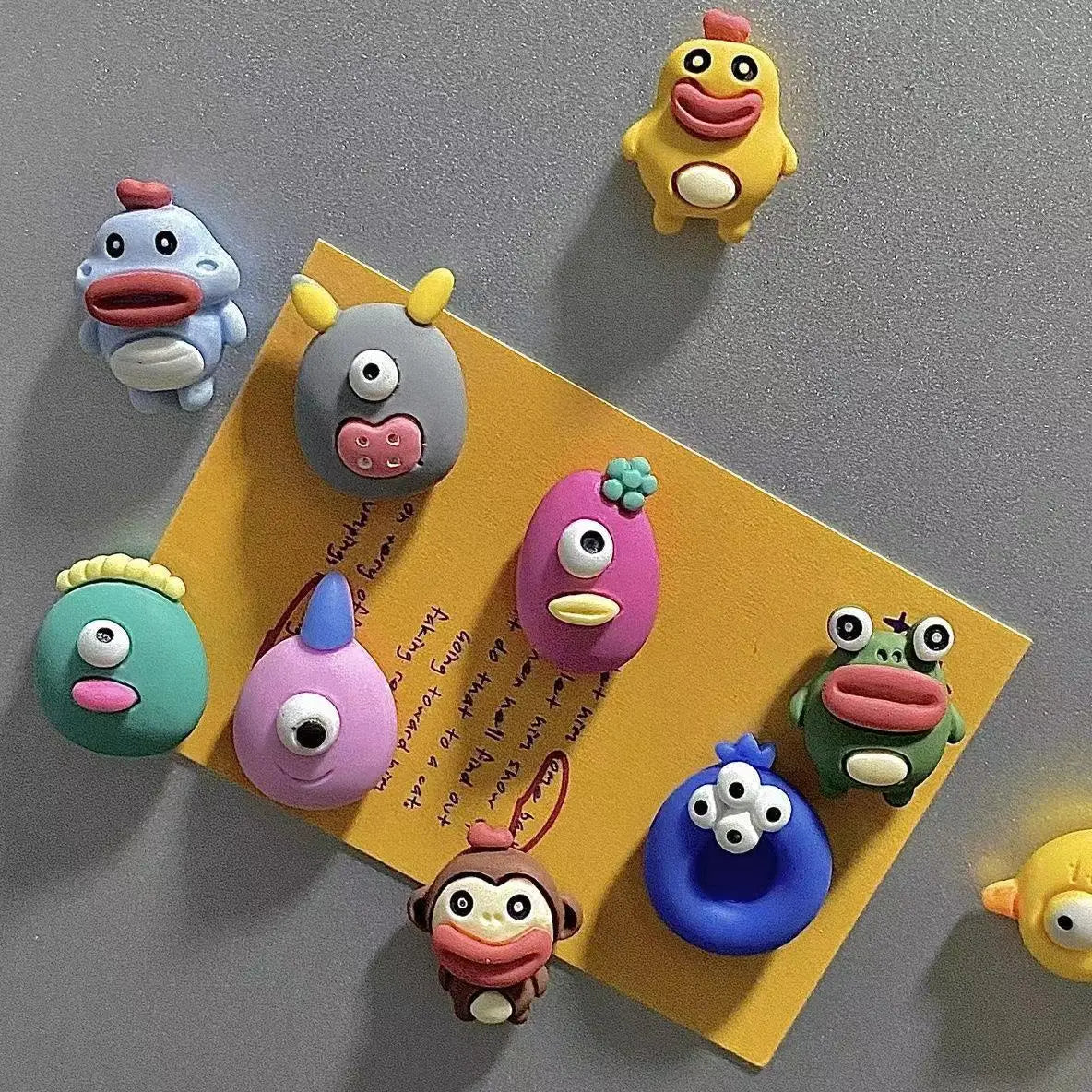 Monster Magnet Set – Quirky Mini Fridge Magnets