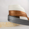 Three stacked self-adhesive 3D wall trim lines in white, copper, and gray for modern home decor