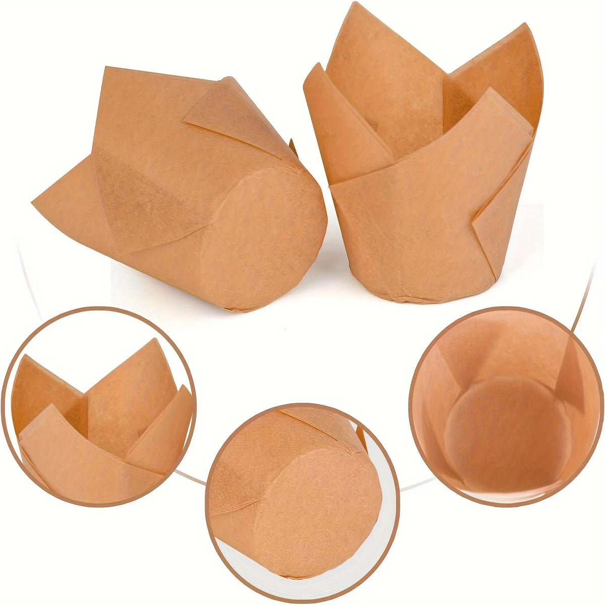 Tulip Cupcake Liners for Baking & Parties