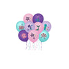 Purple Mermaid Birthday Party Supplies Kit for Girls