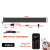 Flexible LED matrix display panel with remote control and mobile app for customizable lighting