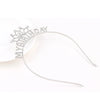 Silver birthday tiara crown headband for women and girls