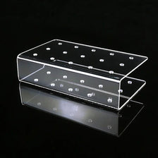 Clear acrylic display stand with 15 holes for holding cake lollipops