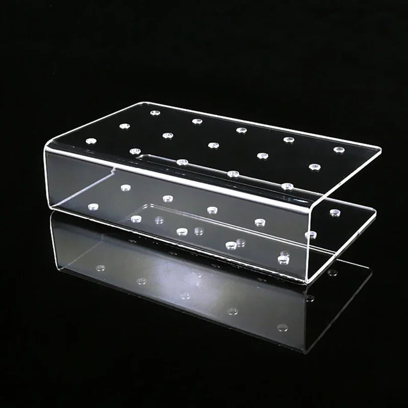 Clear acrylic display stand with 15 holes for holding cake lollipops