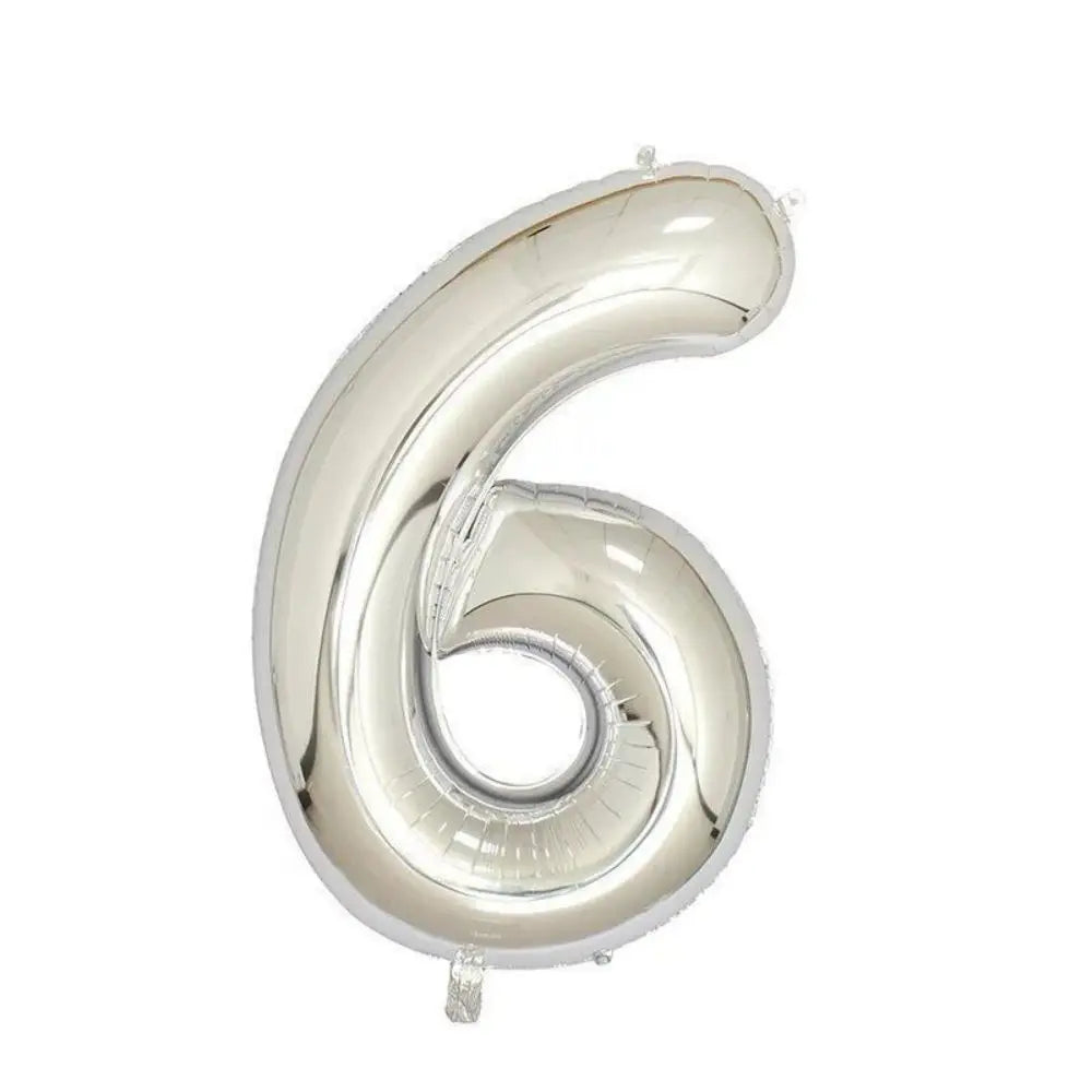 Large Red Number Foil Balloon for Birthday and Anniversary Decor