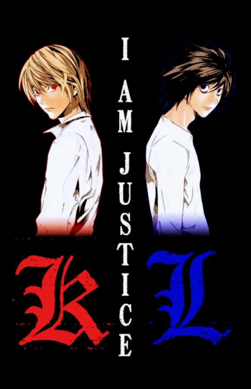 Death Note Anime Canvas Wall Art - Yagami Light Poster