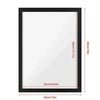 Black magnetic display frame with white mat for diamond art and photos