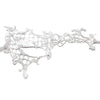 White intricate masquerade mask with a delicate, Hanfu-inspired design