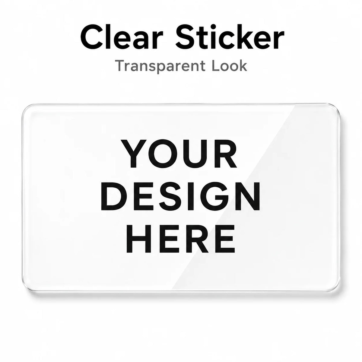 Custom Rectangular Stickers for Branding & Personalization