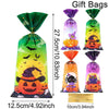 Halloween Pumpkin Candy Bags for Trick-or-Treat Party Favors
