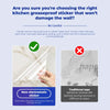 A comparison showing a new electrostatic sticker versus traditional tape, highlighting the electrostatic sticker's ability to