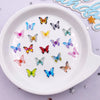 Mixed Color Butterfly Rhinestone Flatback Crystals for DIY Crafts