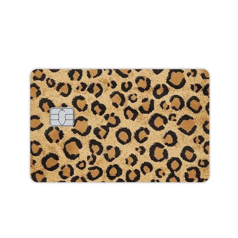 Leopard Print Card Skin for Credit and Debit Cards