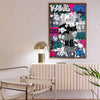 Graffiti Teddy Bear Art Print – Edgy Wall Decor