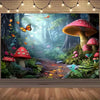Enchanted Forest Birthday Party Photography Backdrop