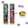 Day of the Dead Sugar Skull Door Banners – Set of 2