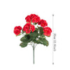 Artificial Geranium Flowers for Outdoor Autumn Decor