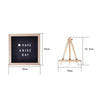 A wooden message board with the text HAVE ANICE DAY, shown with dimensions.