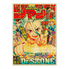 Anime Kraft Paper Poster featuring characters from JoJo, Weekly Jump, and other series.