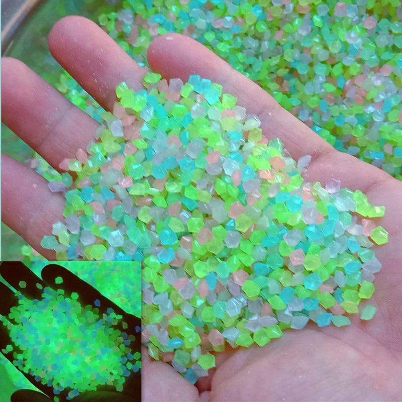 Glow-in-the-Dark Decorative Sand for Gardens, Parties & Crafts