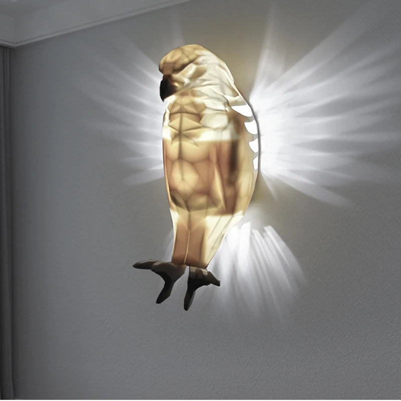 LED Eagle Wall Lamp with Glowing Wings