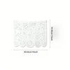 White Mexican fiesta cutout banner featuring intricate patterns for Dia de Muertos and party decor