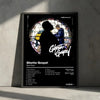 Album cover art for Ghetto Gospel by Rod Wave featuring a silhouette of a person against a circular background