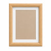 Classic Woodgrain Photo Frame for 4x6 Pictures with White Mat