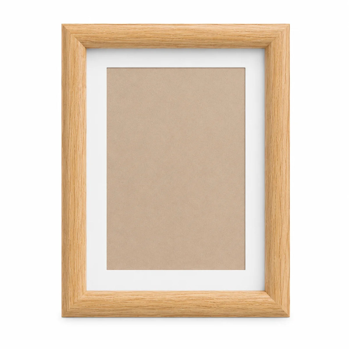 Classic Woodgrain Photo Frame for 4x6 Pictures with White Mat