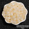 8mm Multicolor Glitter Resin Beads - 50 Pack for Jewelry Making