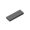 A smooth building brick, compatible with 1x3 tiles.