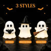 Glow-in-the-Dark Mini Ghost Figurine for Halloween Décor
