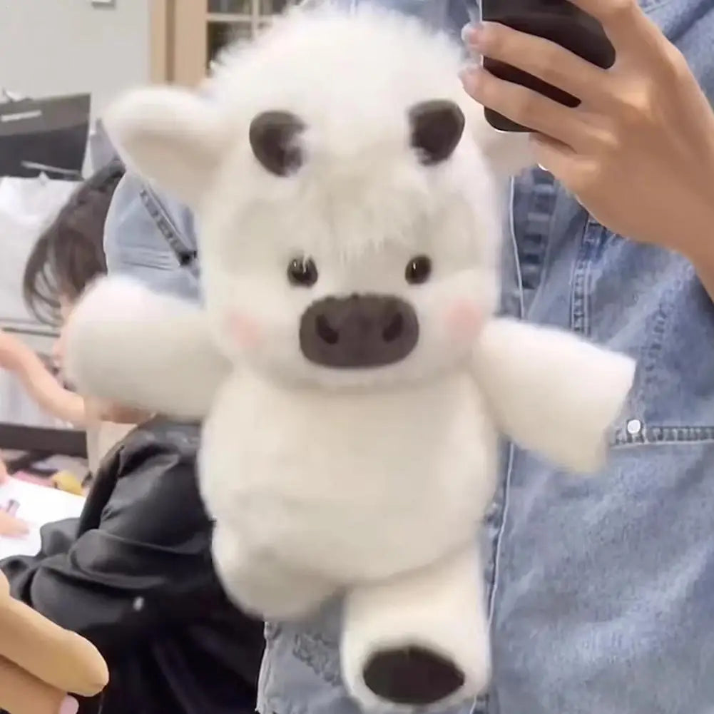 Adorable Running Pig Plush Toy – Soft Calf Stuffed Animal Pillow, 17.7 Inches