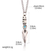 Jett Inspired Blade Storm Crystal Pendant Necklace