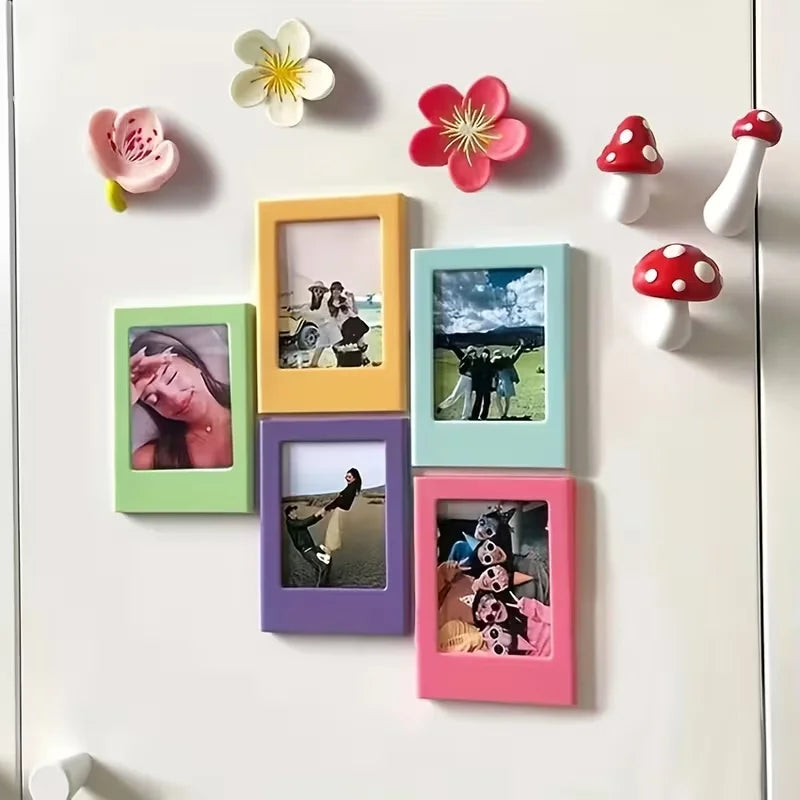 Magnetic Mini Photo Frames for Fridge & Office