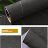 Roll of matte black stone-frosted self-adhesive wallpaper for kitchen and furniture