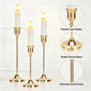 Classic Metal Taper Candle Holders, Set of 3