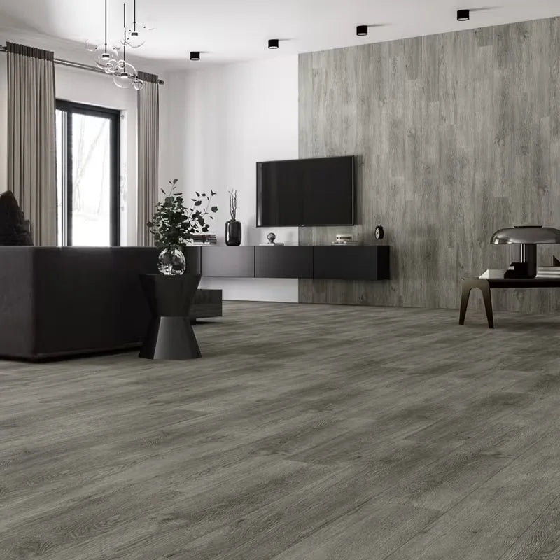 Self-Adhesive Wood Grain Floor Stickers (10-Pack)