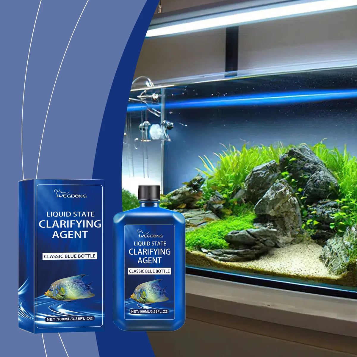 Multi-Enzyme Aquarium Water Clarifier – 100ml