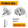 Metal cabinet door magnetic closers shown with various sizes and a 1kg suction weight